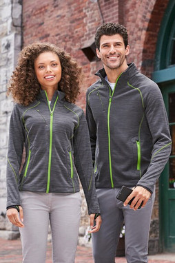 Ash City North End 88697 - Flux Mens Melange Bonded Fleece Jackets