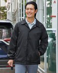 Harriton M775 - All-Weather Nylon Taffeta Staff Jacket with Jersey Lining